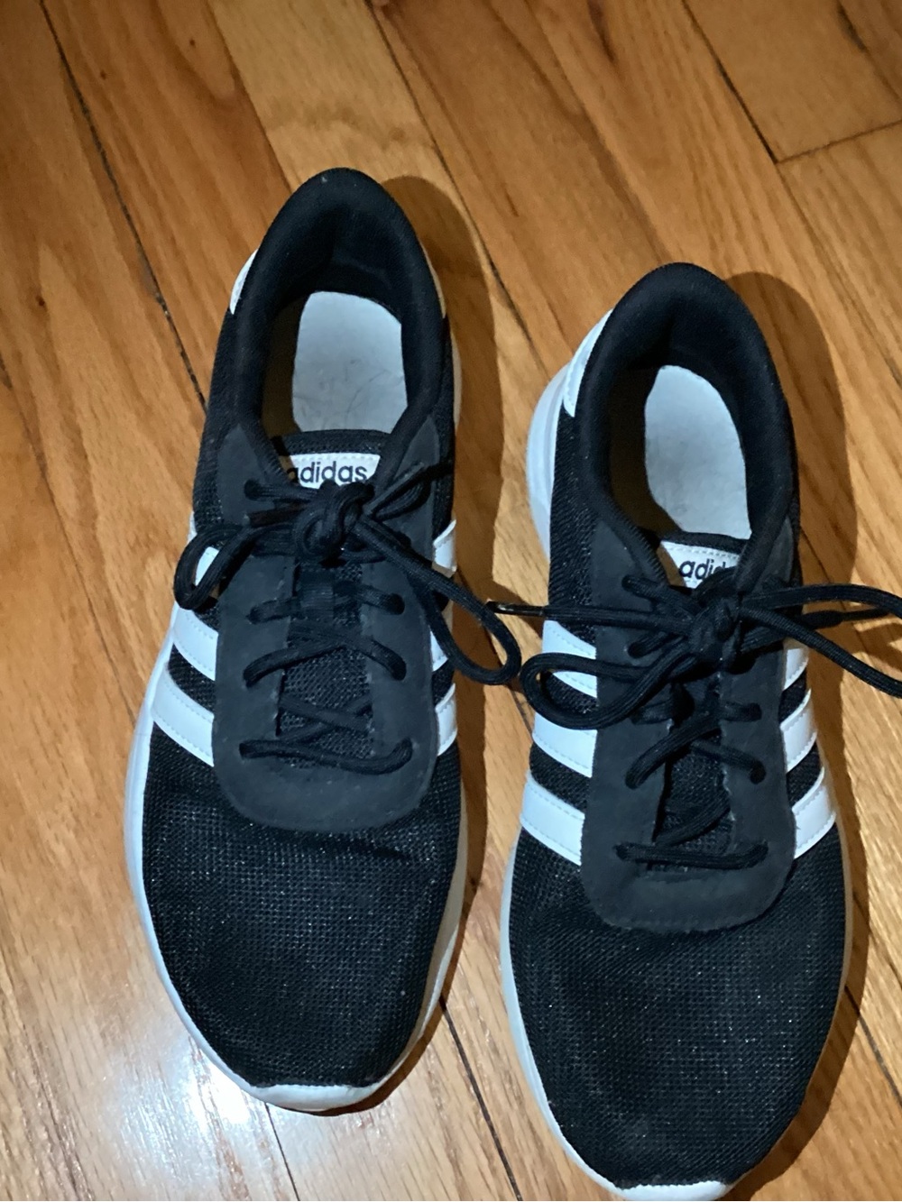 adidas Black and White Running Shoes - Picture 2 of 3